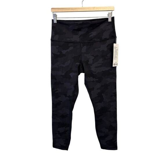 NEW Lululemon Wunder Train HR Tight 25" #12 Heritage 365 Camo Deep Coal Multi - Picture 3 of 8